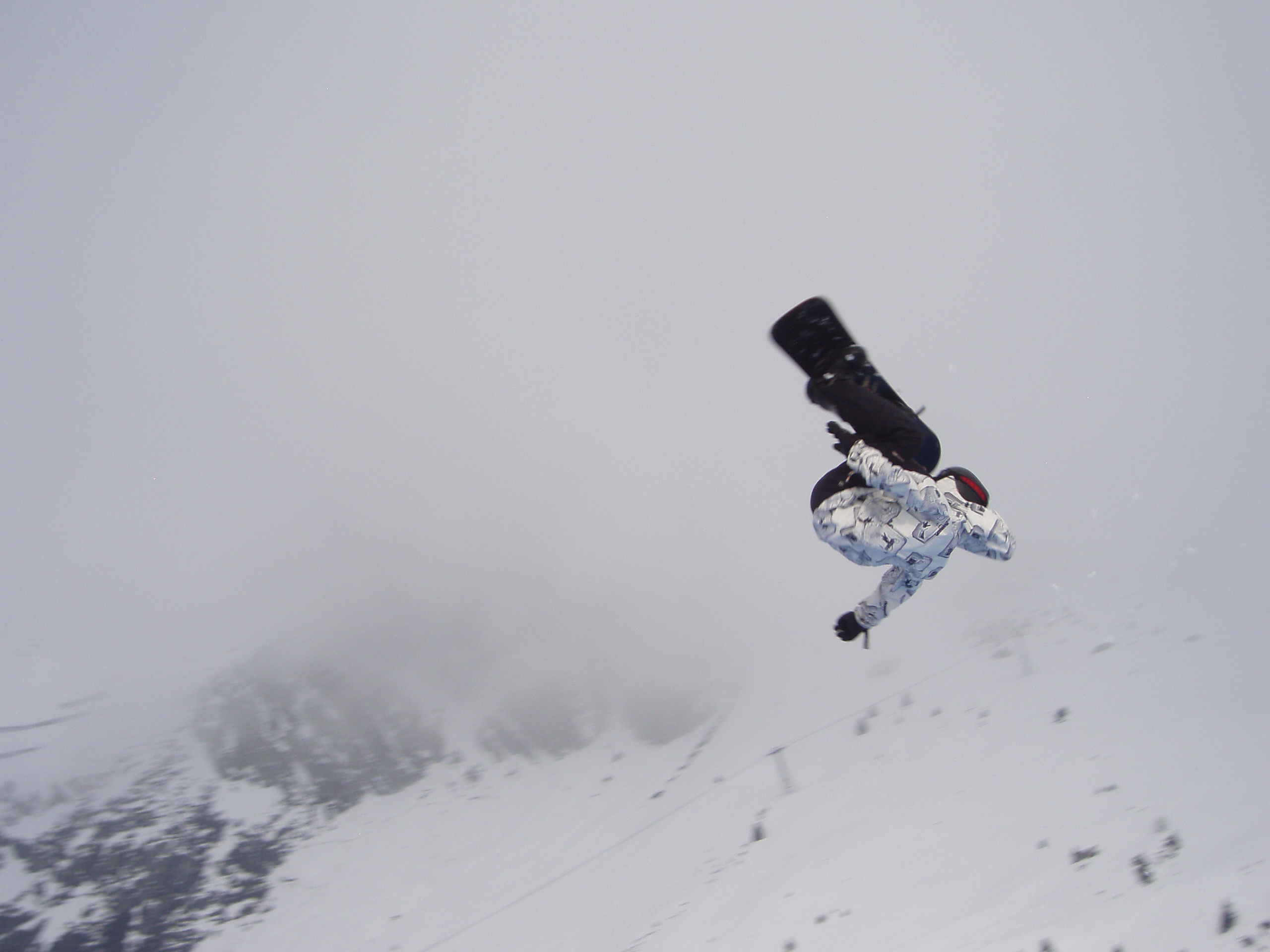 Airborne in Belle Plagne, La Plagne