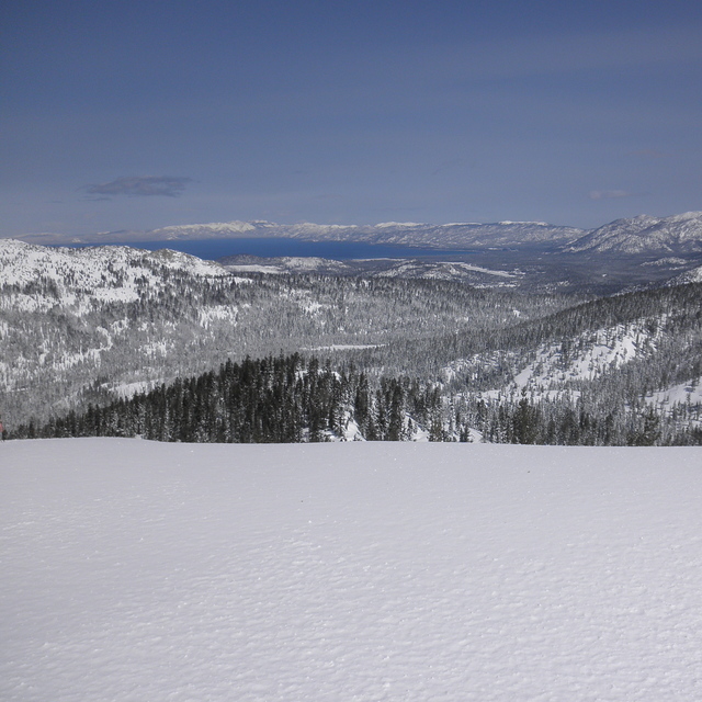 Summit view Lake Tahoe, Sierra at Tahoe