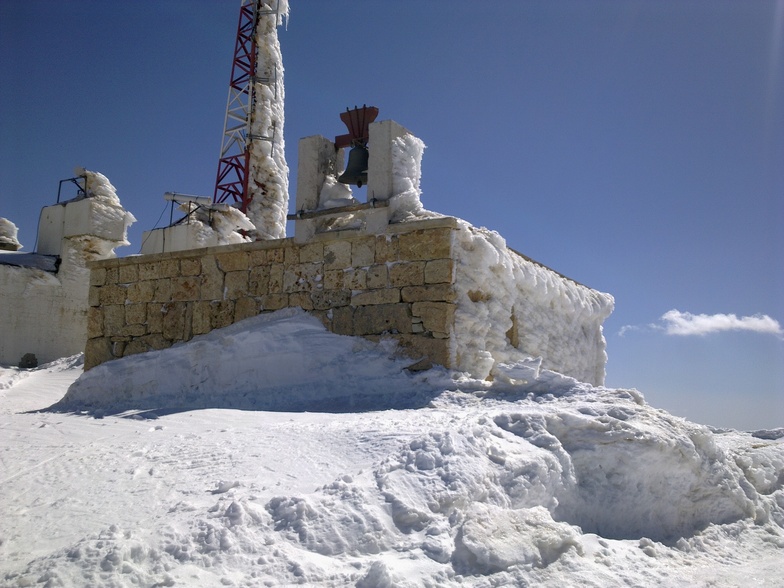 frosted church, Mzaar Ski Resort