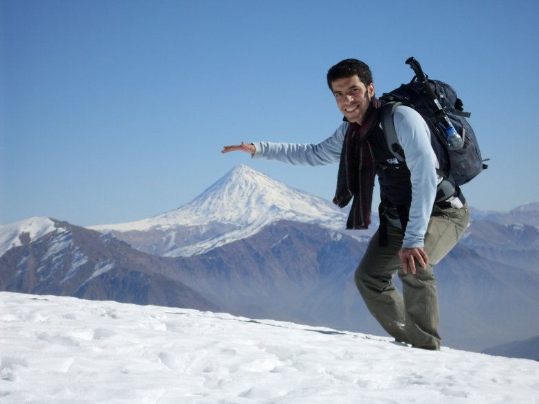 Amir ali above mt.damavand, Tochal