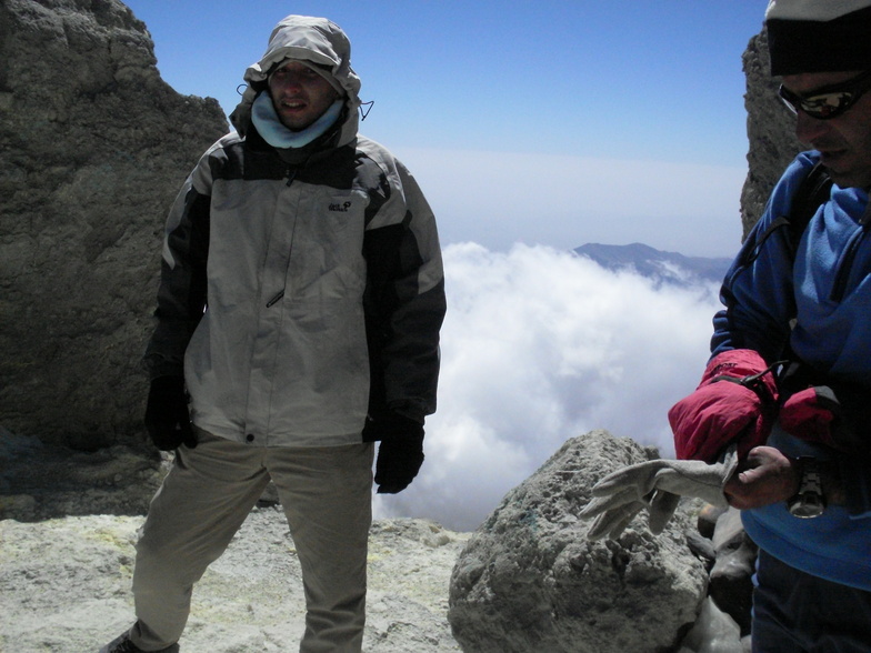 Alireza @ mt.damavand summit, Mount Damavand