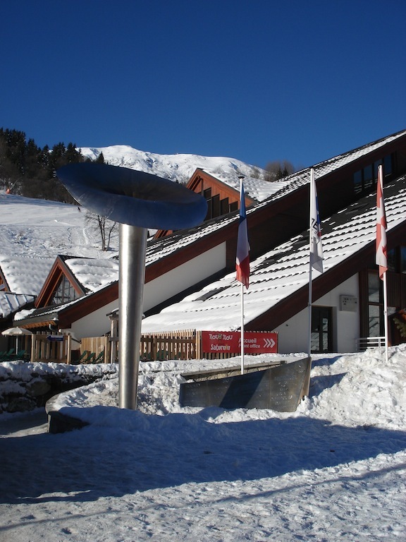 torche olympique, Méribel