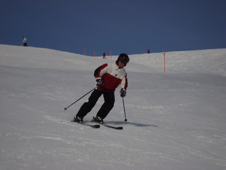 Cor Lautenschutz skiing Meierhoftalli, Davos