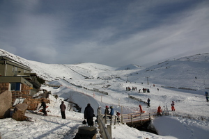 Looking up Cairngorm from the day lodge photo