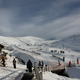 Looking up Cairngorm from the day lodge