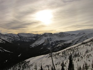 Late evening sun!, Castle Mountain Resort photo