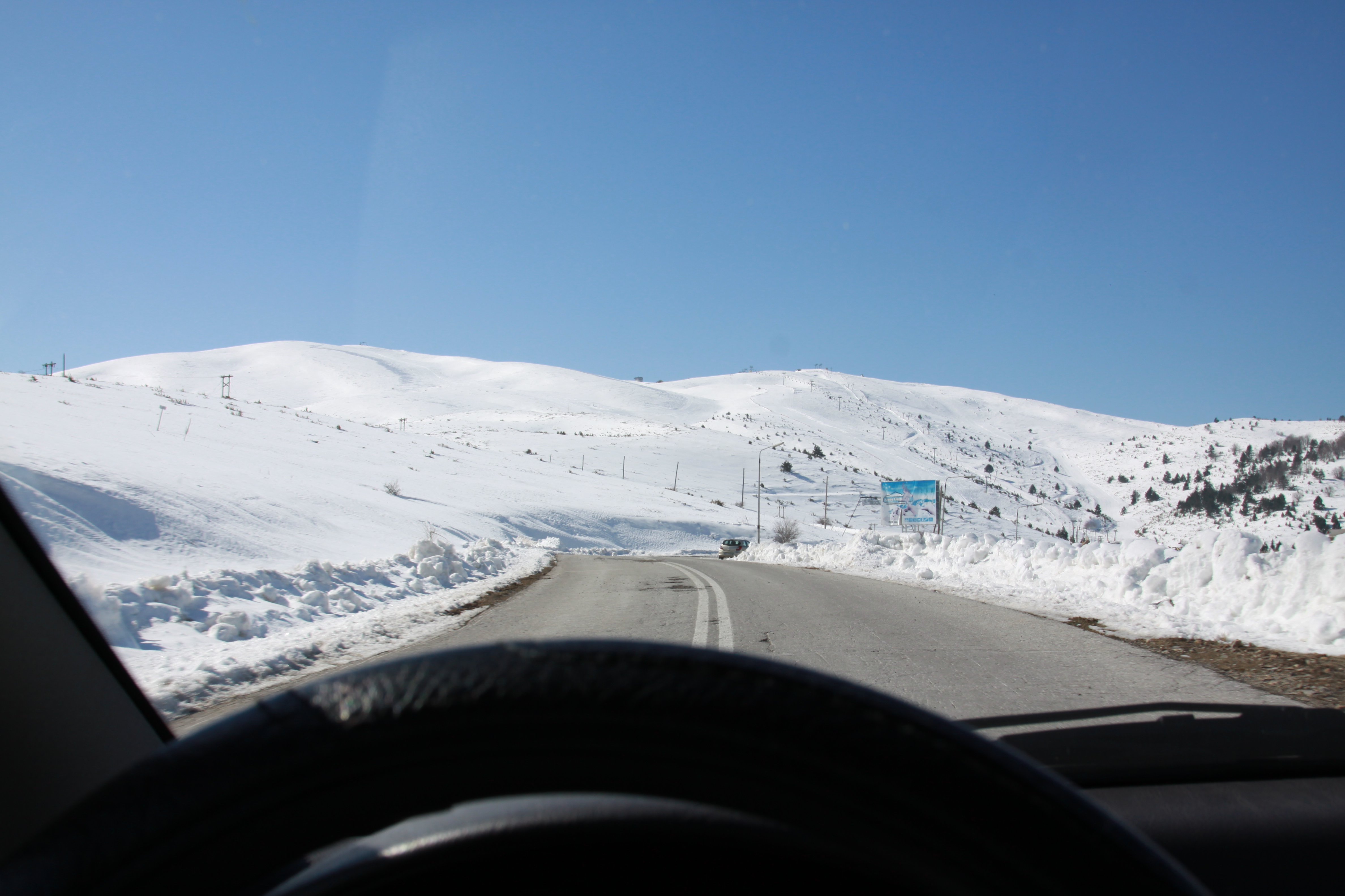 view from the car, Seli