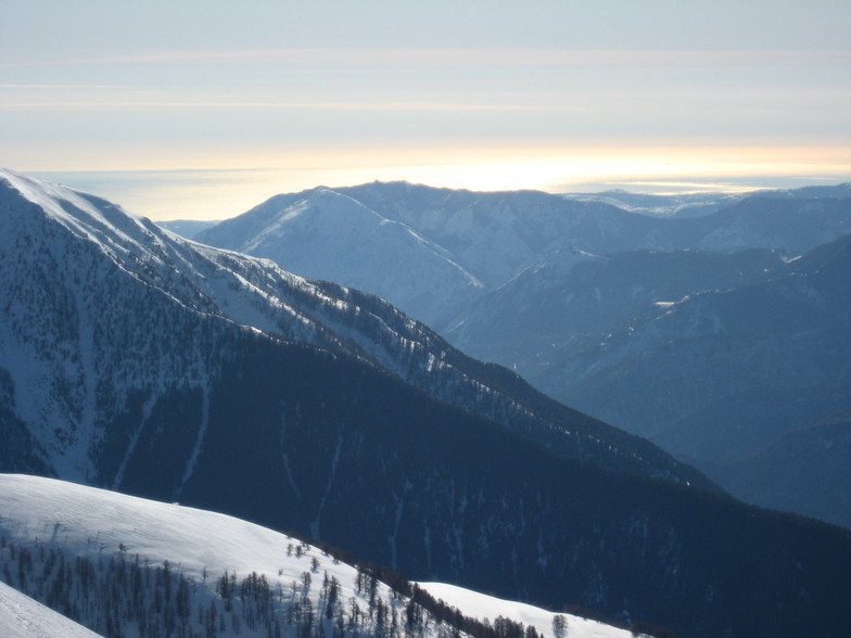 View from Mont Sistron, Isola 2000