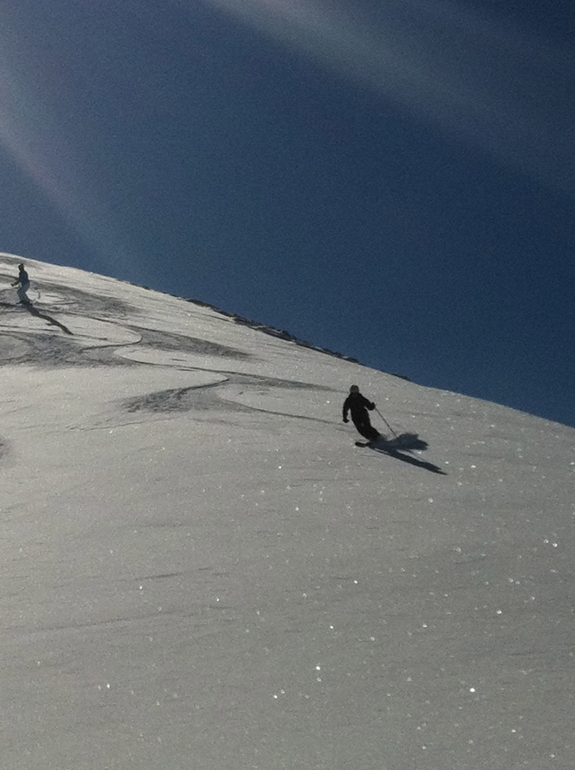 Martin skiing corn snow, Davos