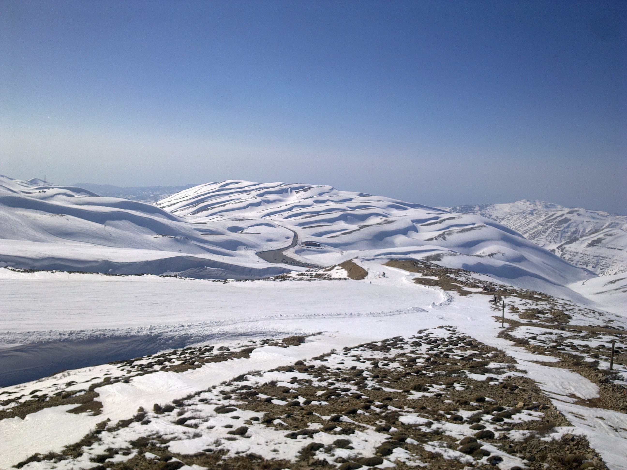 view from top of wardeh, Mzaar Ski Resort