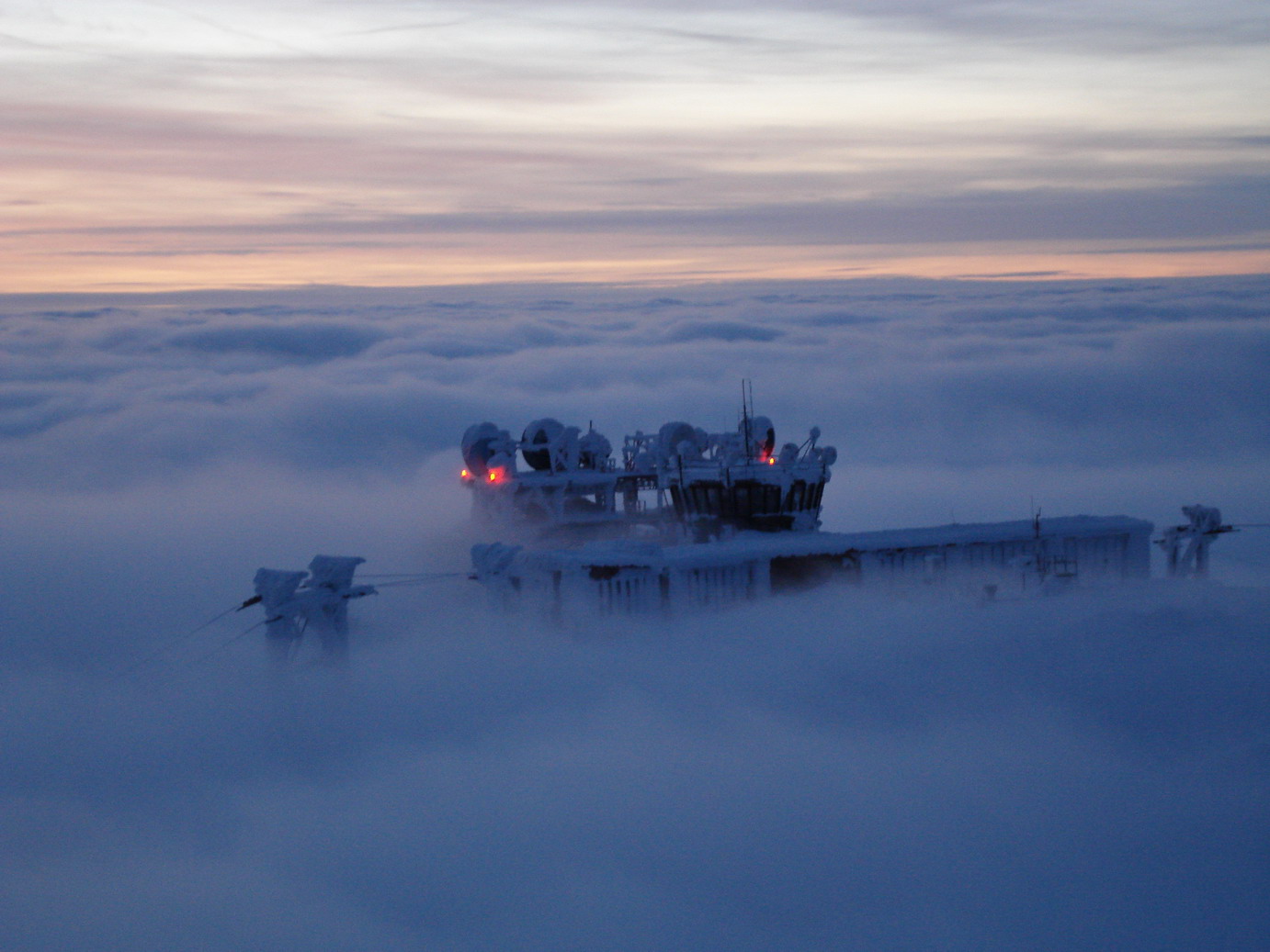 Sunset on the Chopok peak in Low Tatras - Slovakia, Jasná - Chopok