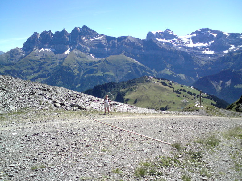 Top of the Mosette in summer, Morzine
