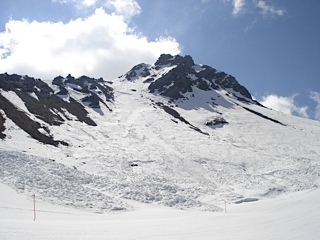 End of the season avalanches, Davos