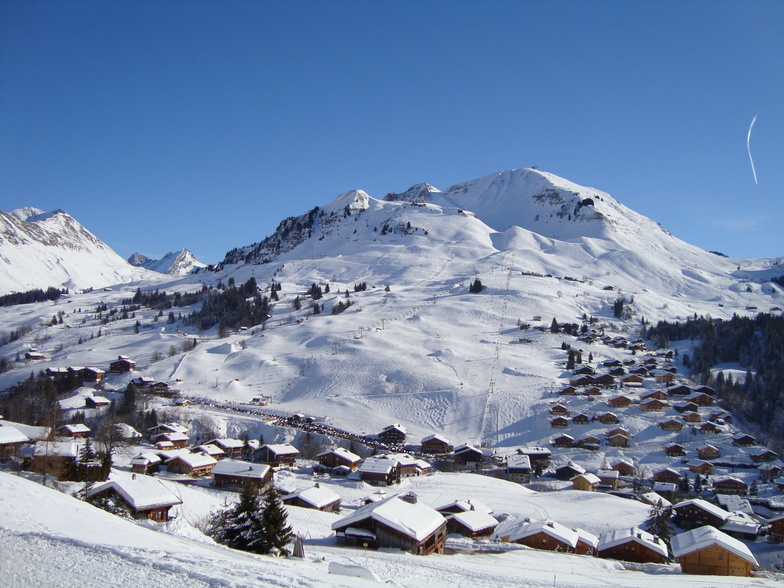 View of the top of Lachat, Le Grand Bornand