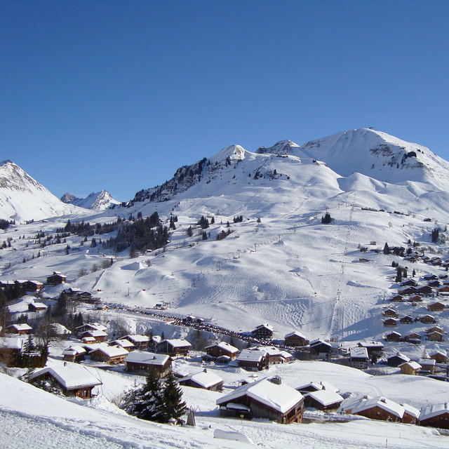 View of the top of Lachat, Le Grand Bornand