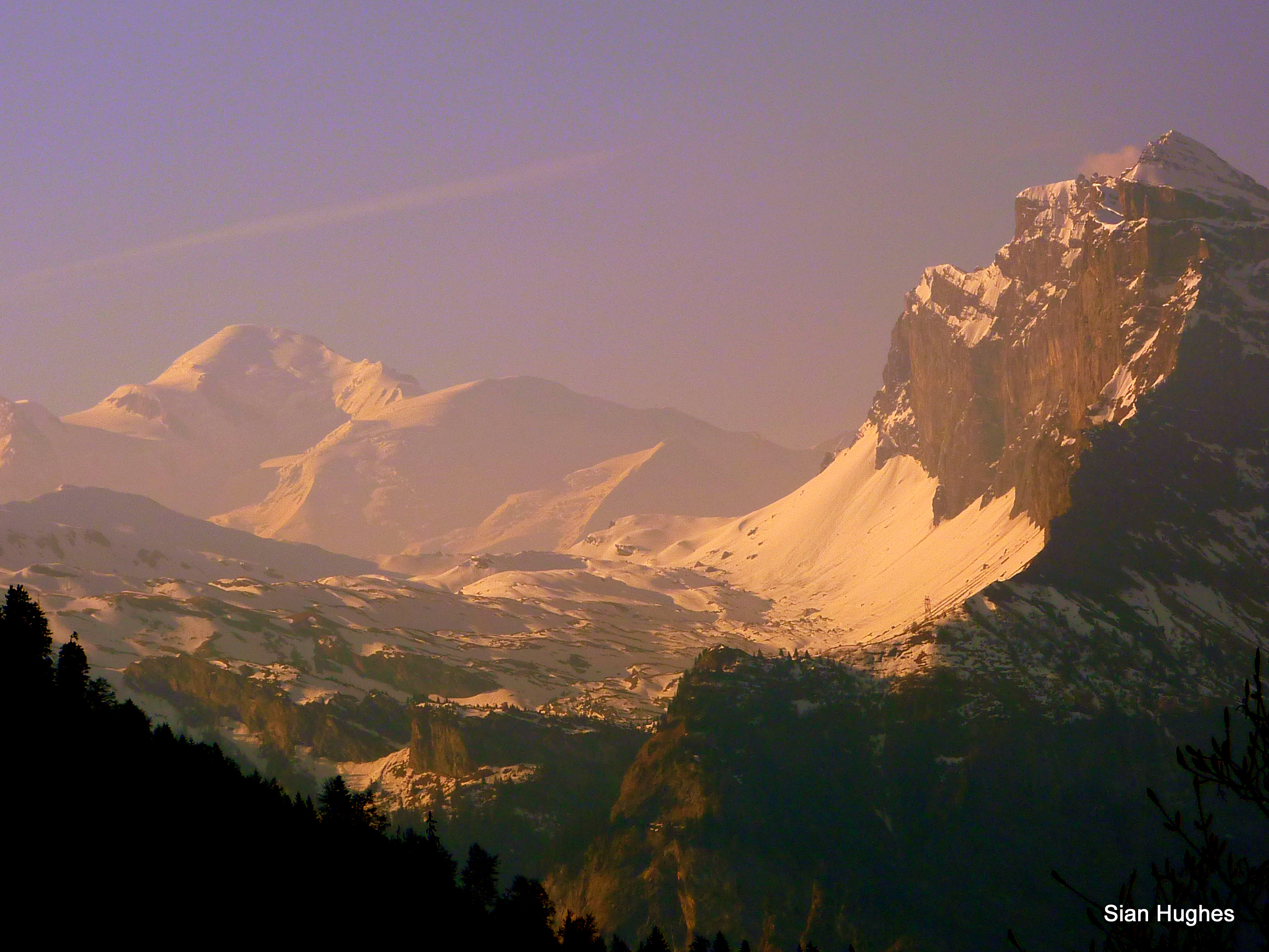 Mt Blanc and the Anterne Valley, Samoens