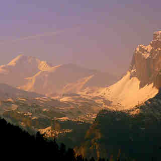 Mt Blanc and the Anterne Valley, Samoens