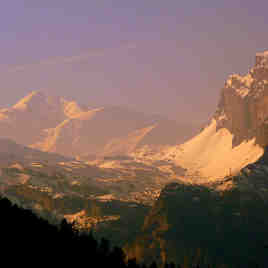 Mt Blanc and the Anterne Valley, Samoens