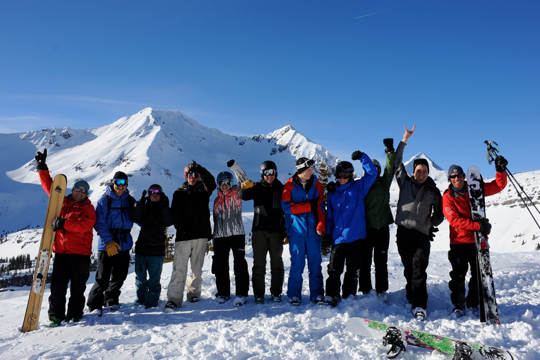 Happy Group, Irwin Catskiing by Eleven
