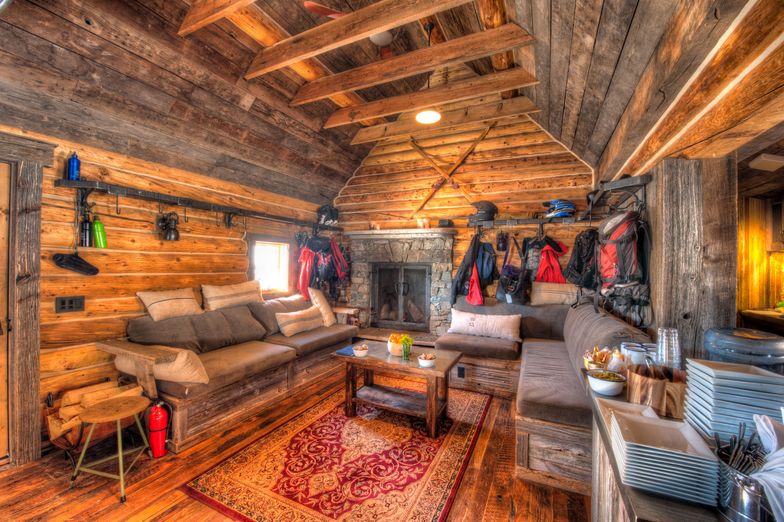 Inside the Movie cabin, Irwin Catskiing by Eleven