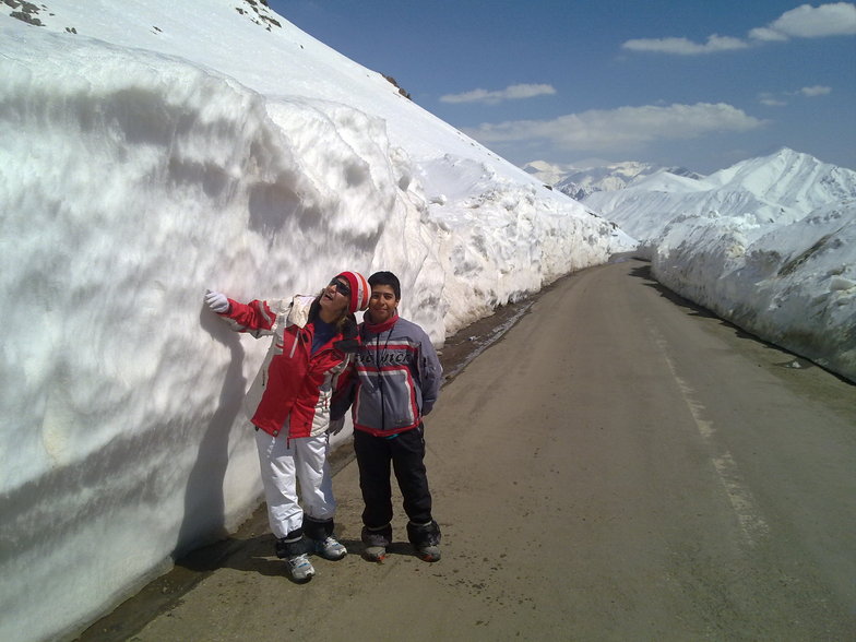 dream snow on the road, Dizin