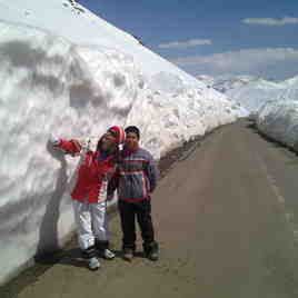 dream snow on the road, Dizin