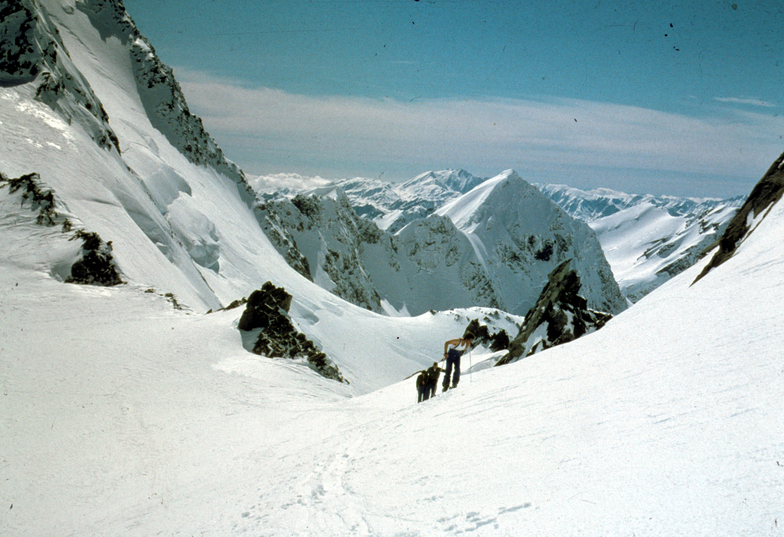 Tasman saddle 1980, Aoraki-Mt Cook