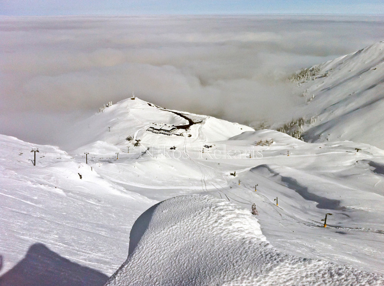 Fterolaka,chalet at the bottom, Mount Parnassos