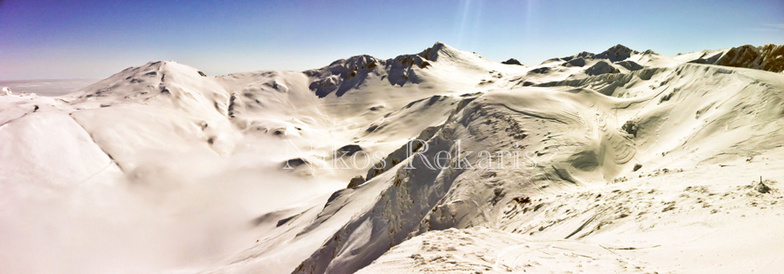 View from top of Odisseas lift, Mount Parnassos