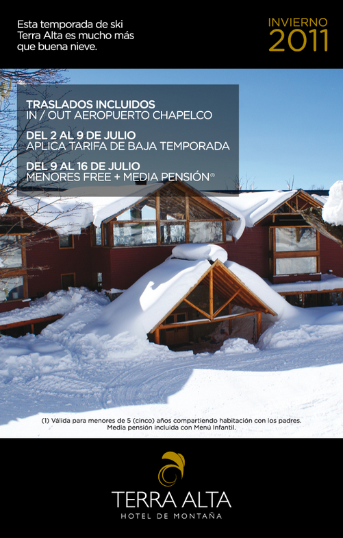 Invierno 2011 Terra Alta - Hotel de Montaña -, Las Pendientes