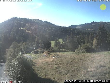 Balderschwang webkamera v době oběda