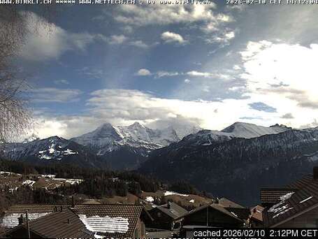 Beatenberg Webcam Showing Current Snow Conditions