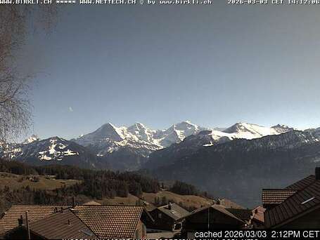 Beatenberg Webcam Showing Current Snow Conditions