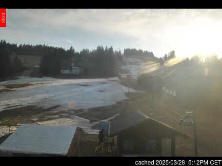 Live snöwebbkamera för Bedřichov 