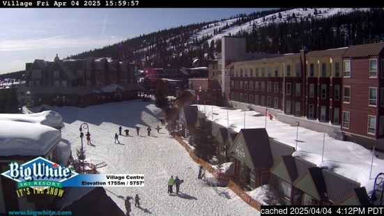 Live Snow webcam for Big White