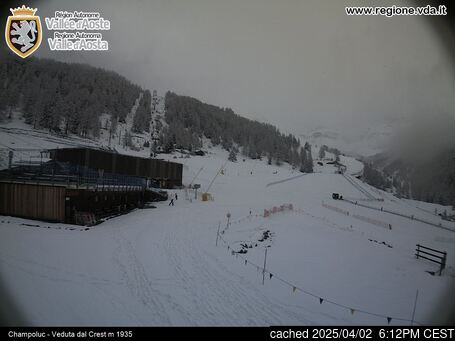 Live Snow webcam for Champoluc