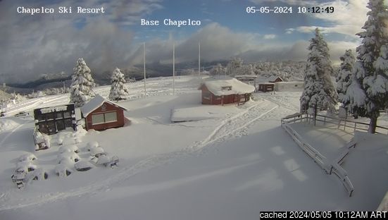 Chapelcoの雪を表すウェブカメラのライブ映像