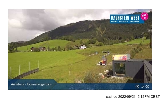 昨日午後2時のDachstein Glacierウェブカメラ