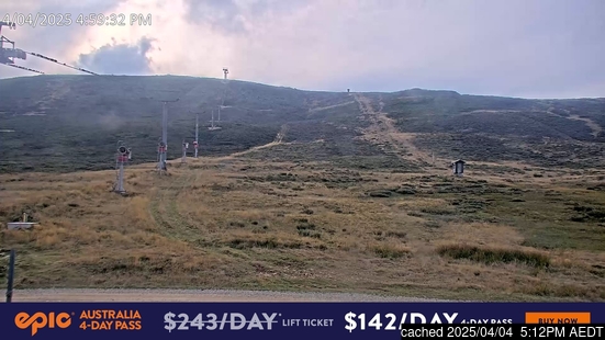 Live webcam para Falls Creek se disponível