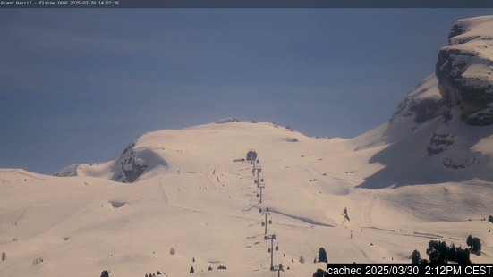 Live Snow webcam for Flaine