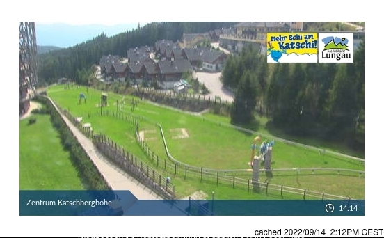 Katschberg Aineck Webcam Showing Current Snow Conditions