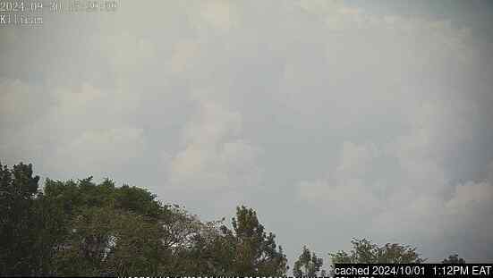 Mount Kilimanjaro webcam alle 2 di ieri sera