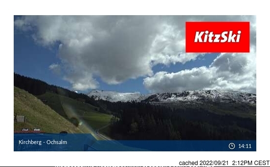 Kirchberg webbkamera vid lunchtid idag