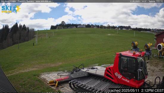 Kvilda webcam às 14h de ontem