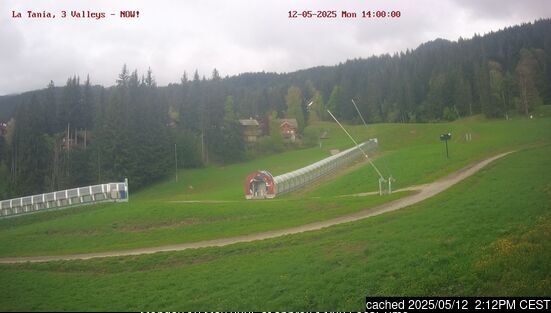 La Tania webcam às 14h de ontem