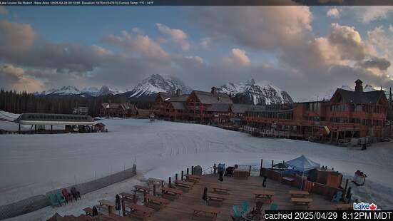 Live snöwebbkamera för Lake Louise 