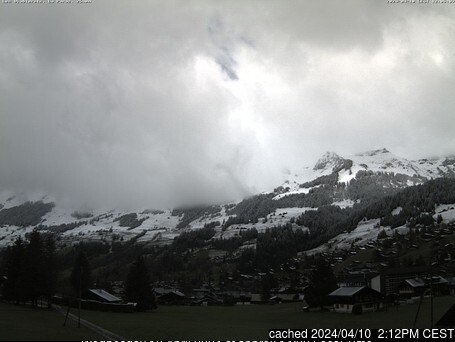 Les Diablerets webkamera v době oběda