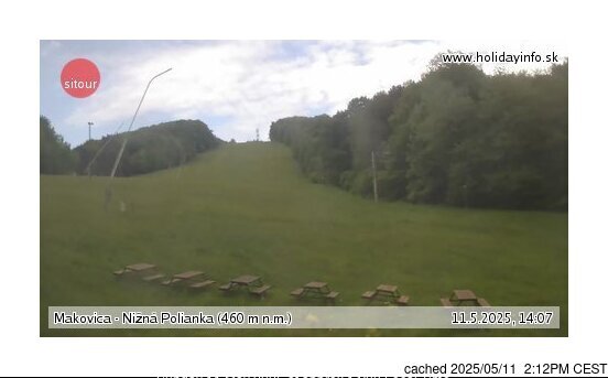 Makovica - Nižná Polianka webcam all'ora di pranzo di oggi
