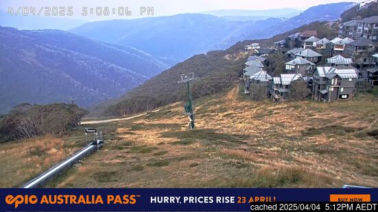 Live snöwebbkamera för Mount Hotham 