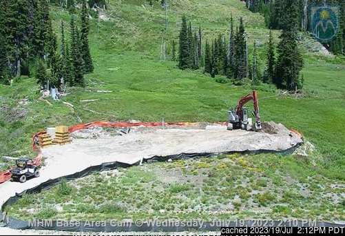 Mt Hood Meadows Webcam Showing Current Snow Conditions